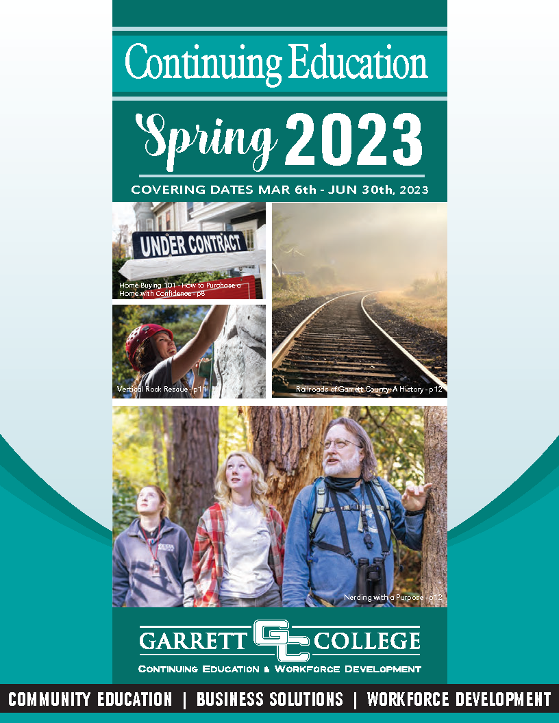 Continuing Education & Workforce Development Garrett College Course Catalog