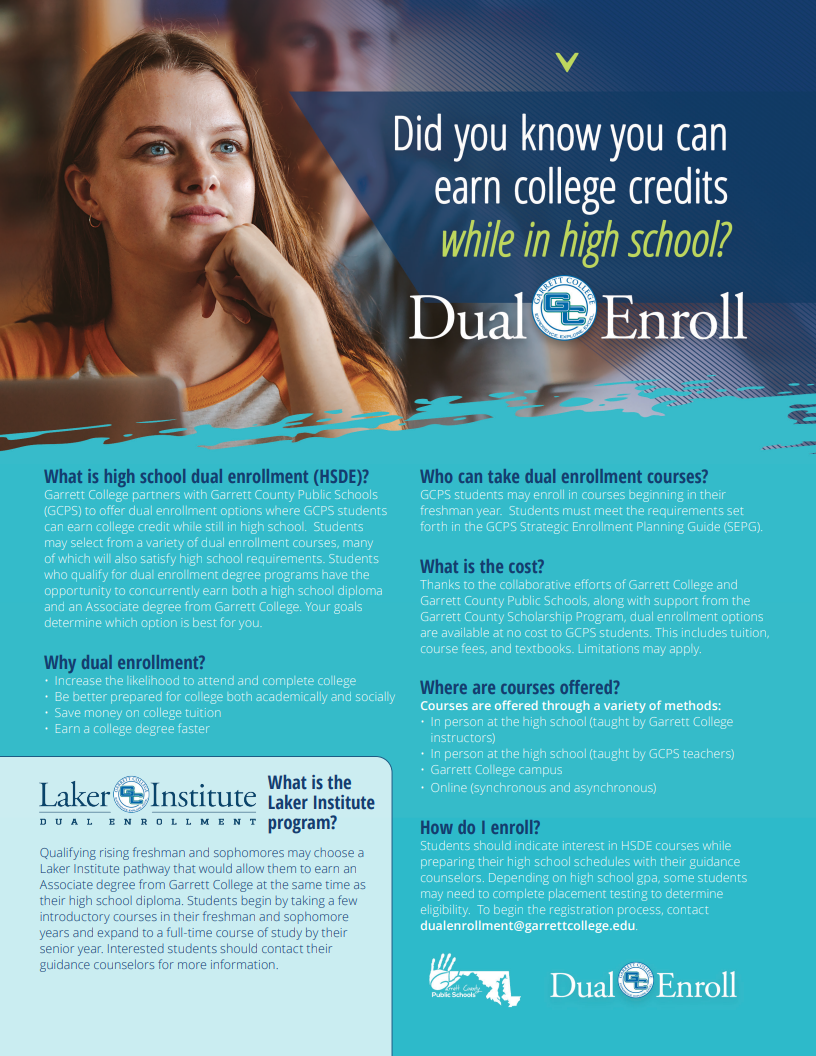 Garrett College - High School Dual Enrollment