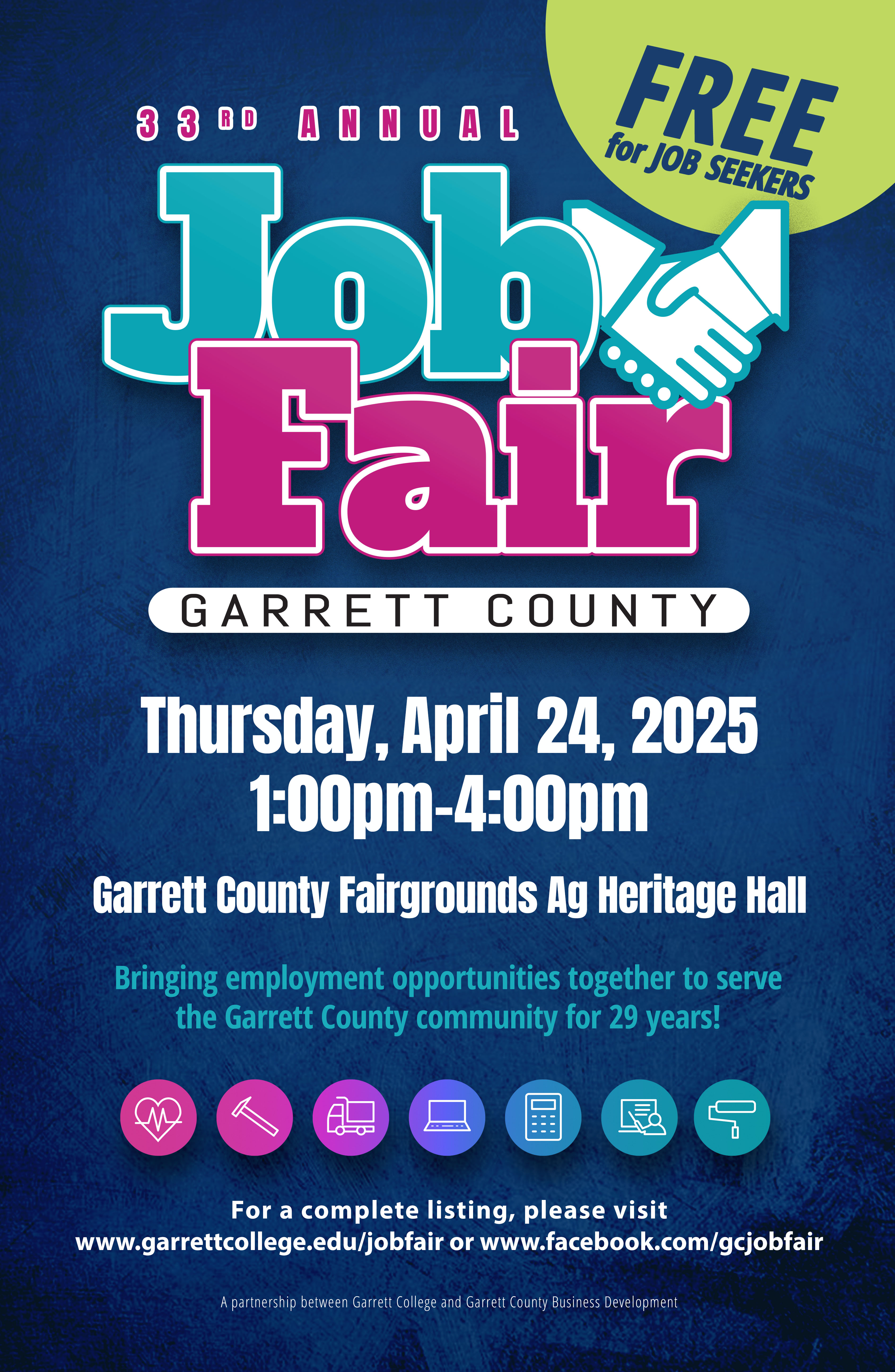 Job Fair Announcement Flyer 2025