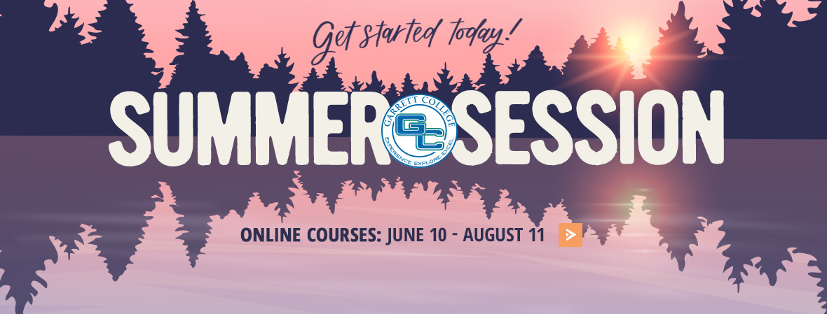 Summer session advertisement links to course search
